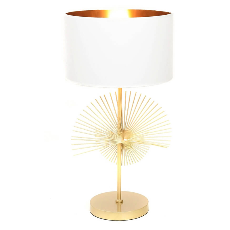 Настольная лампа Genoveva Table lamp white Белый Золотой Настольная лампа Genoveva Table lamp white Белый Золотой в Орле | Loft Concept