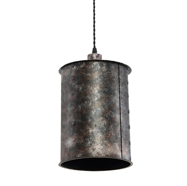 Подвесной светильник Old Metal Long Cylinder Подвесной светильник Old Metal Long Cylinder в Орле | Loft Concept