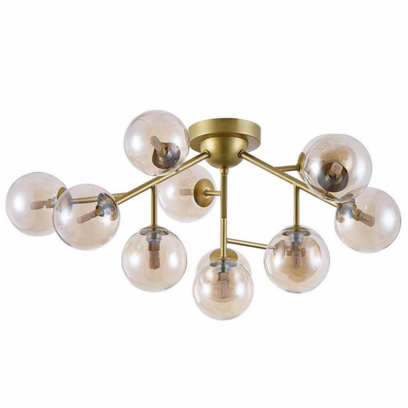 Потолочный Светильник Berries Chandelier Amber 60 матовое золото Янтарь (Amber) Потолочный Светильник Berries Chandelier Amber 60 матовое золото Янтарь (Amber) в Орле | Loft Concept
