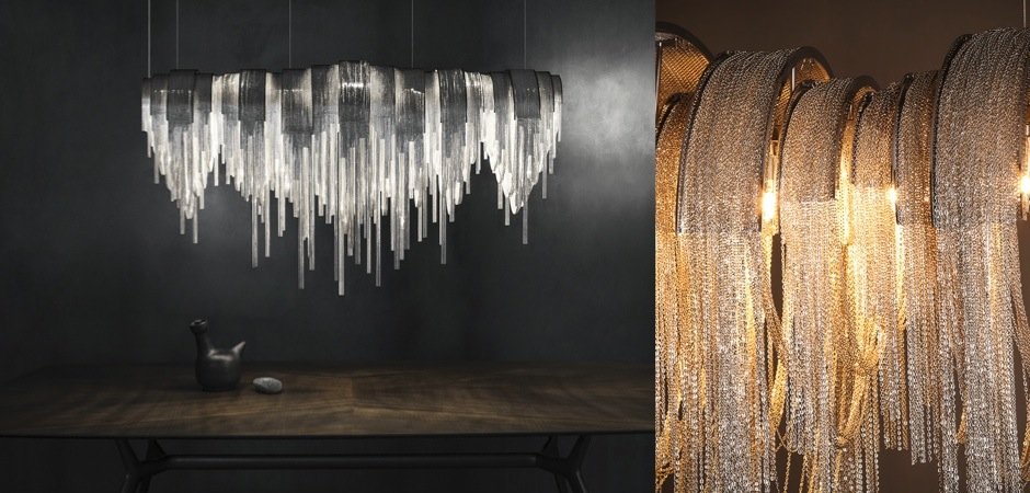 Люстра Volver Golden Chain Chandelier Люстра Volver Golden Chain Chandelier - Loft-Concept в Орле