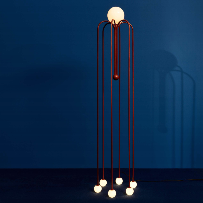 Торшер Michael Anastassiades Fontana Amorosa  Bellagio Красный Белый в Орле | Loft Concept 