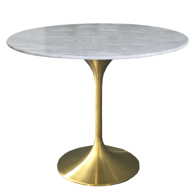 Стол Tulip brass Латунь Серый (Gray) в Орле | Loft Concept 