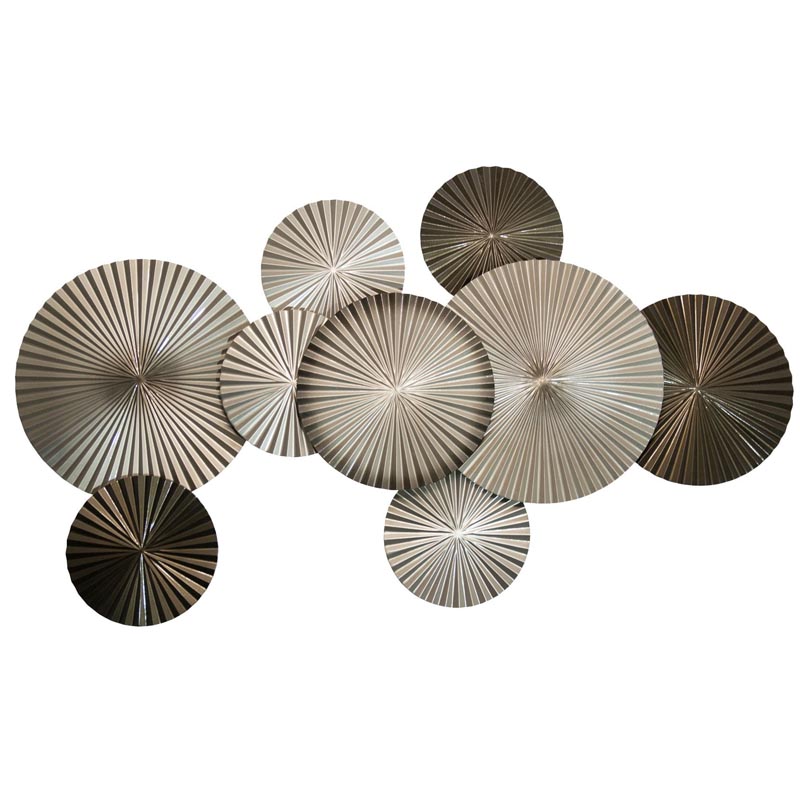 Арт-объект Apollo Champagne and Brown Wall Plaque Disc 9 Золотой Шампань Коричневый Арт-объект Apollo Champagne and Brown Wall Plaque Disc 9 Золотой Шампань Коричневый в Орле | Loft Concept