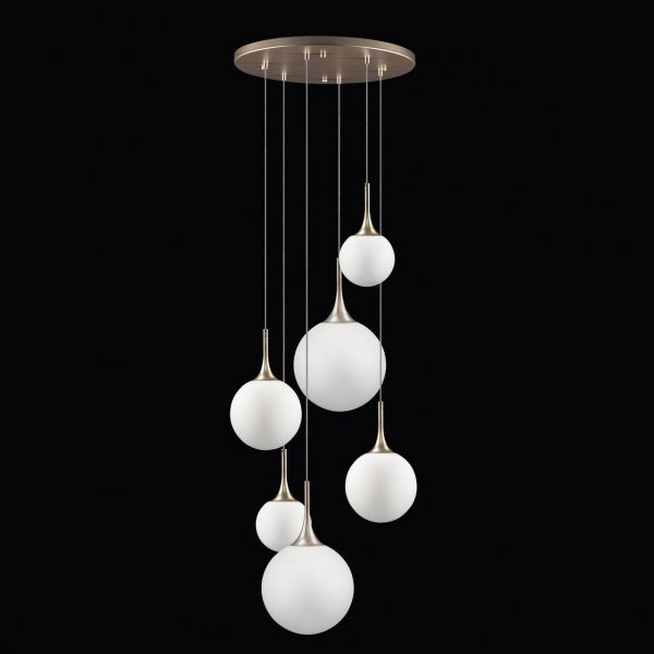 Люстра Whitley Chandelier Round 6 Глянцевое золото Люстра Whitley Chandelier Round 6 Глянцевое золото в Орле | Loft Concept