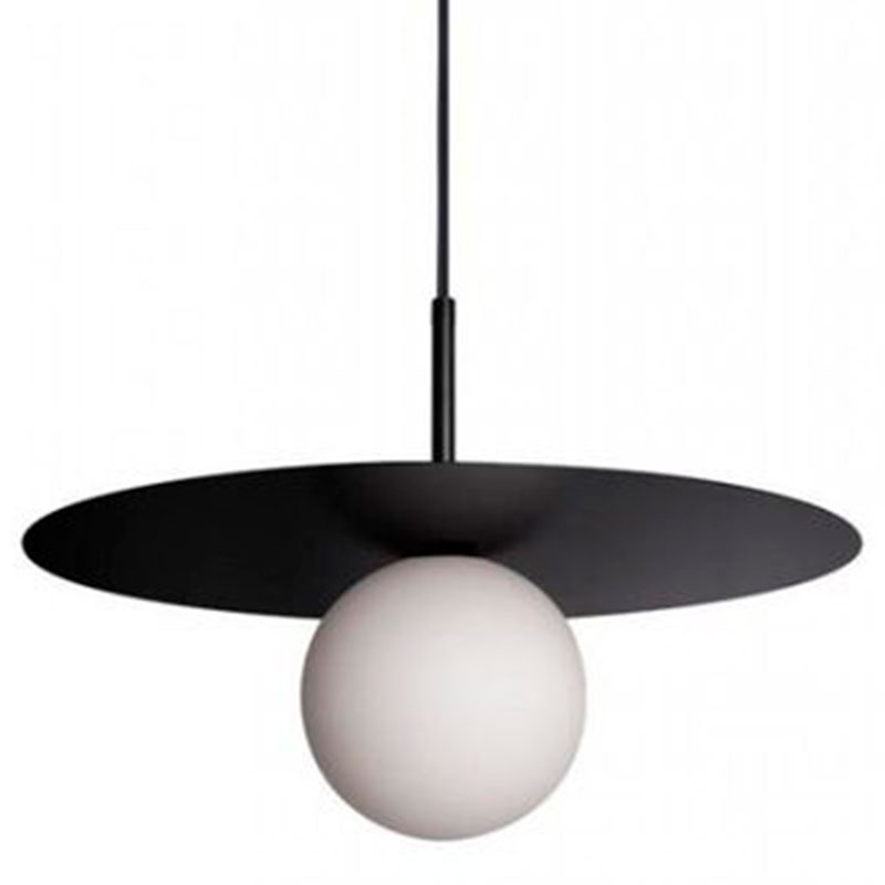 Подвесной светильник MATISSE Black 35 см Белый Черный Подвесной светильник MATISSE Black 35 см Белый Черный в Орле | Loft Concept
