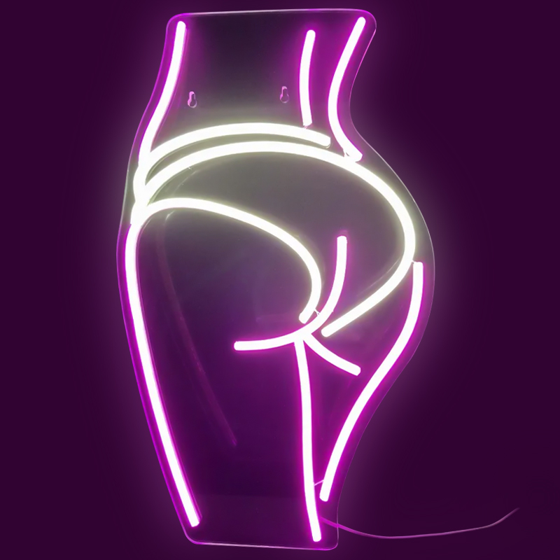 Неоновая настенная лампа Intrigue Neon Wall Lamp Лиловый Желтый Неоновая настенная лампа Intrigue Neon Wall Lamp Лиловый Желтый в Орле | Loft Concept