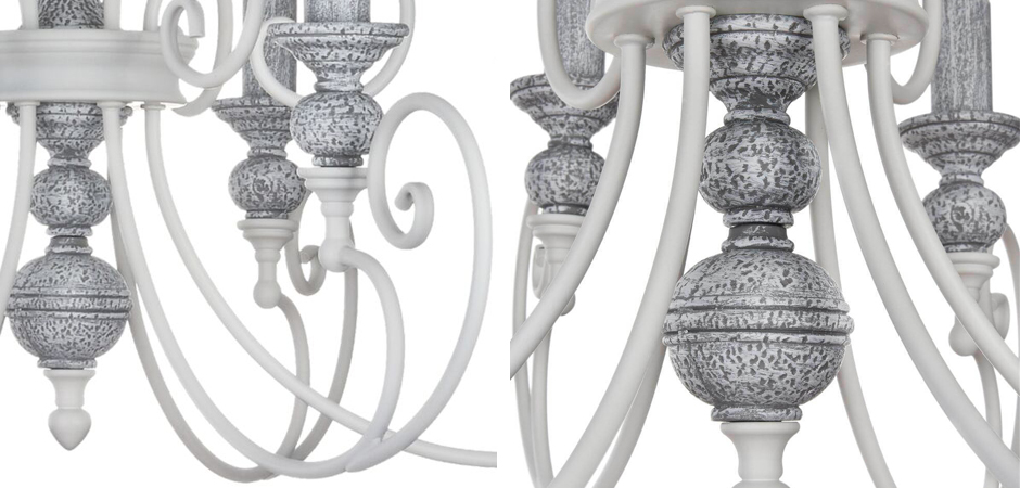 Люстра Mocenigo Chandelier White Люстра Mocenigo Chandelier White - Loft-Concept в Орле
