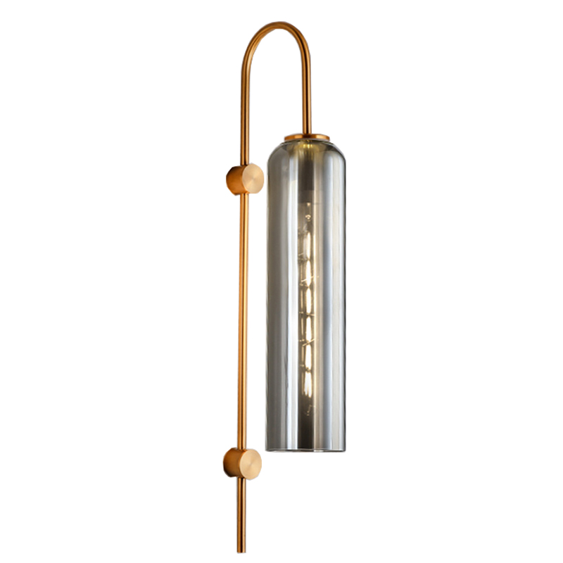 Бра ARTICOLO float Wall Sconce Gray Глянцевое золото Серый в Орле | Loft Concept 