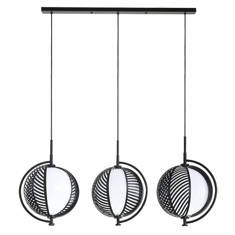 Подвесной светильник Mondo Mondo Triplette Pendant Черный Подвесной светильник Mondo Mondo Triplette Pendant Черный в Орле | Loft Concept