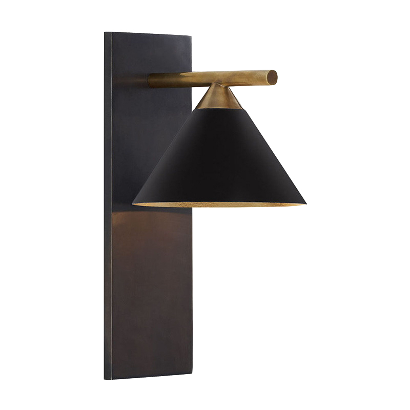 Бра CLEO SCONCE wall lamp Black Латунь Черный Бра CLEO SCONCE wall lamp Black Латунь Черный в Орле | Loft Concept