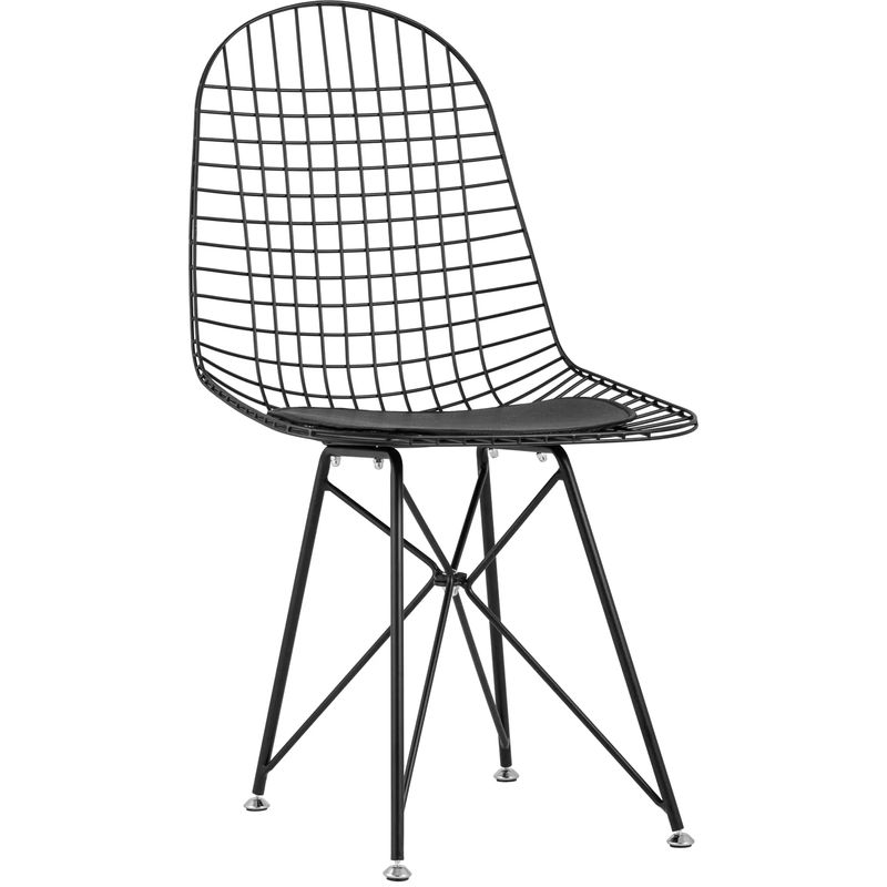 Стул Bertoia S Chair Черный Матовый Металл Черный Стул Bertoia S Chair Черный Матовый Металл Черный в Орле | Loft Concept