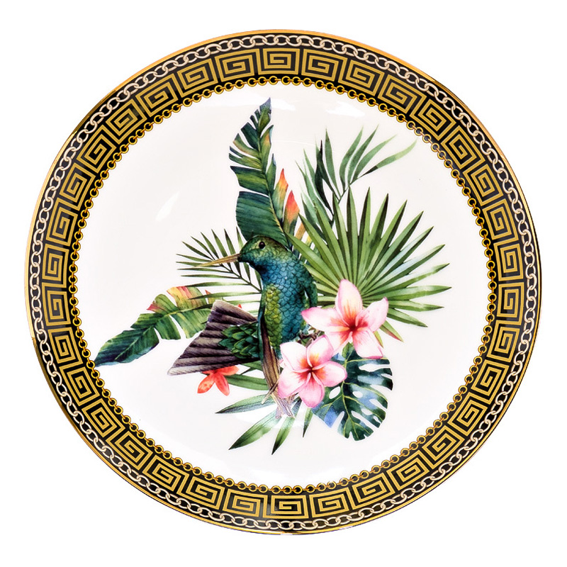 Тарелка TROPICS Pattern Colibri Мульти Тарелка TROPICS Pattern Colibri Мульти в Орле | Loft Concept