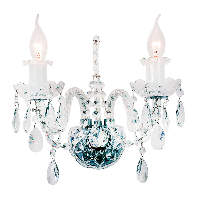 Бра Markel Sconce Хром Прозрачный Бра Markel Sconce Хром Прозрачный в Орле | Loft Concept