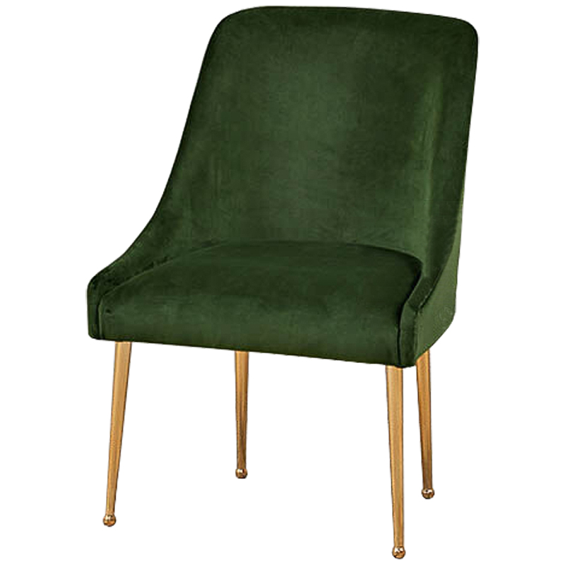 Стул Gormal Stool green Зеленый Золотой в Орле | Loft Concept 