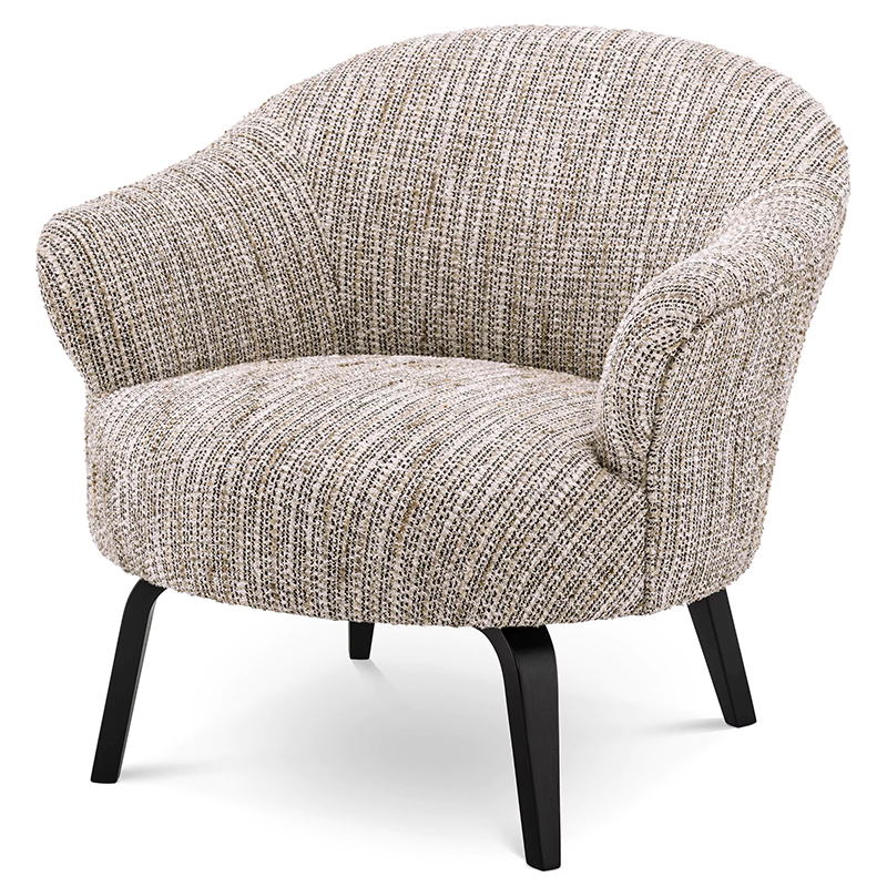 Кресло Eichholtz Chair Moretti Бежево-серый Черный Бежево-серый Черный Кресло Eichholtz Chair Moretti Бежево-серый Черный Бежево-серый Черный в Орле | Loft Concept