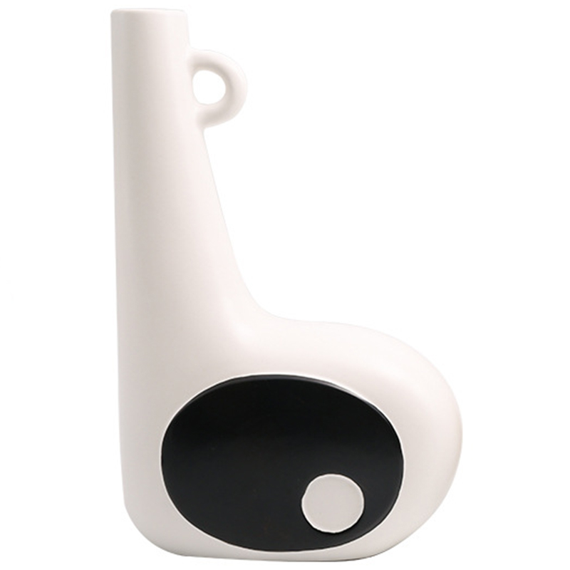Ваза Molecule Collection Mikio Vase Белый Черный Ваза Molecule Collection Mikio Vase Белый Черный в Орле | Loft Concept