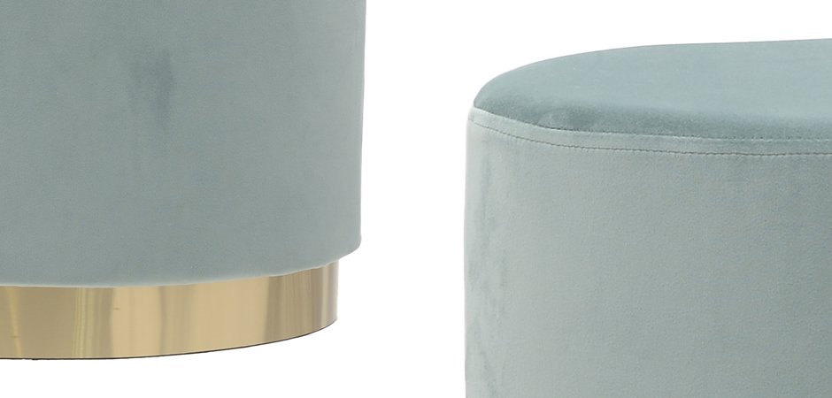 Пуф Golden Belt Turquoise Pastel Пуф Golden Belt Turquoise Pastel - Loft-Concept в Орле