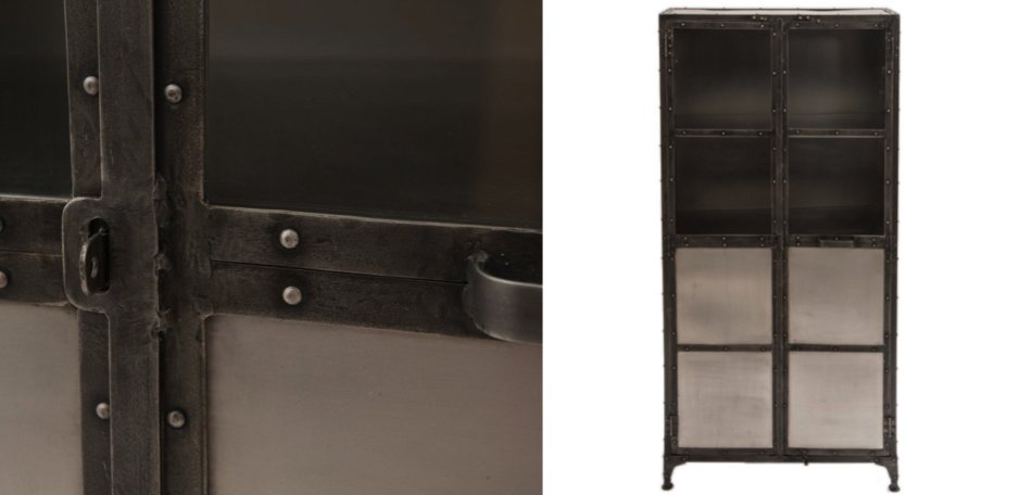 Буфет Industrial Steampunk Nickel Cabinet Буфет Industrial Steampunk Nickel Cabinet - Loft-Concept в Орле