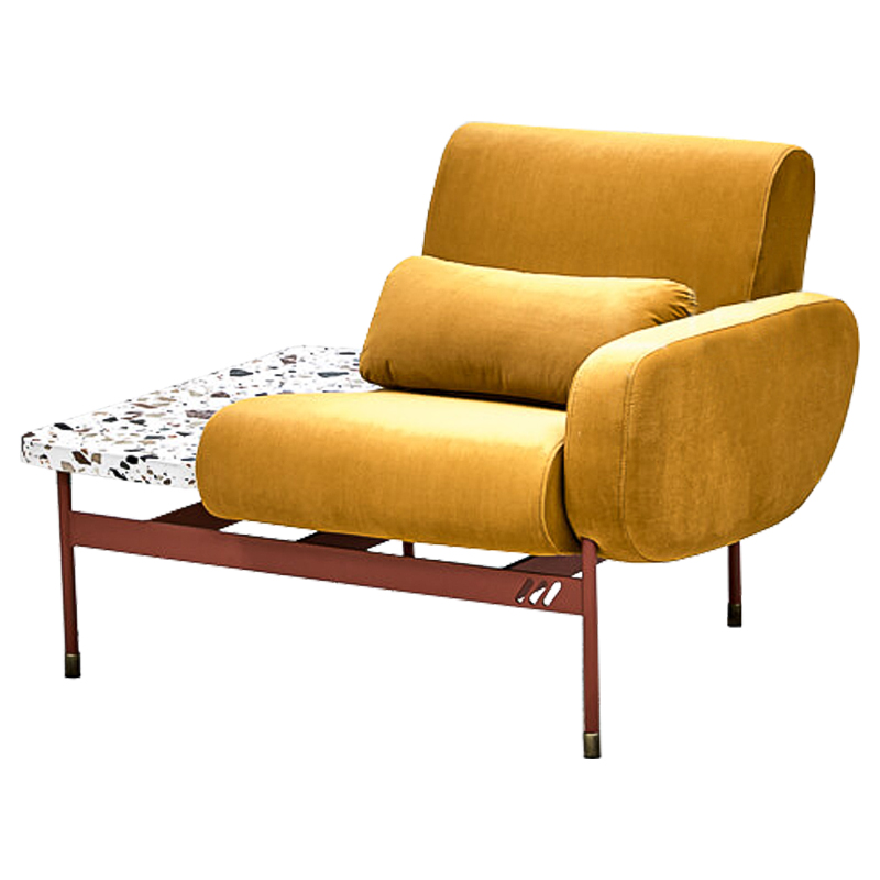 Кресло Mustard and Terrazzo Chair Горчичный Мульти Кресло Mustard and Terrazzo Chair Горчичный Мульти в Орле | Loft Concept