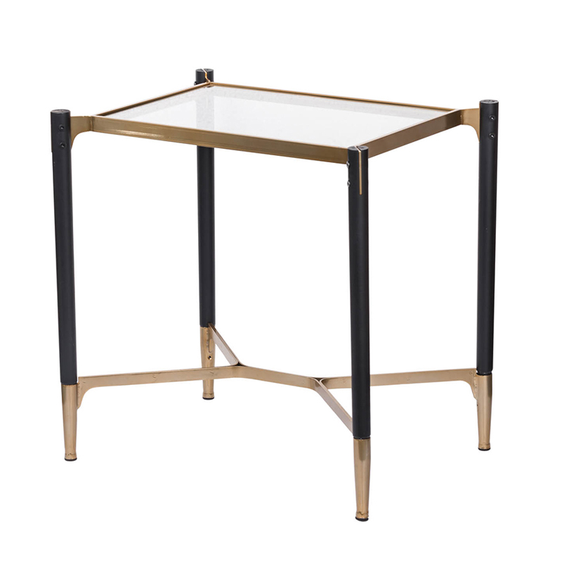 Приставной столик Black & Gold Table Черный матовое золото Приставной столик Black & Gold Table Черный матовое золото в Орле | Loft Concept