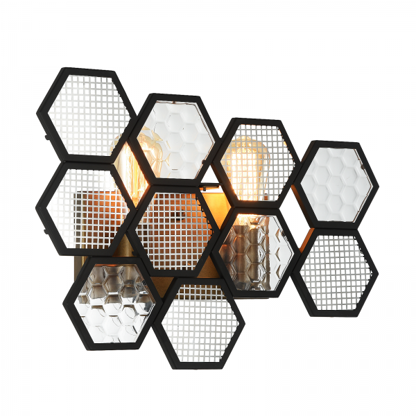 Бра MetalComb Bra Черный Бронза Бра MetalComb Bra Черный Бронза в Орле | Loft Concept