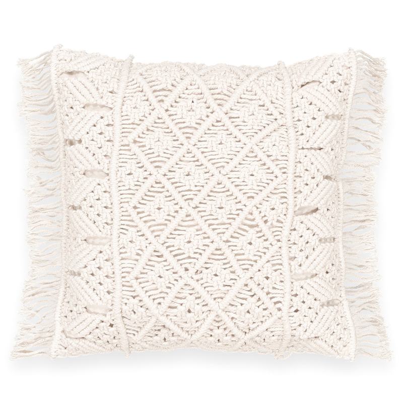 Подушка Macrame Молочный Подушка Macrame Молочный в Орле | Loft Concept