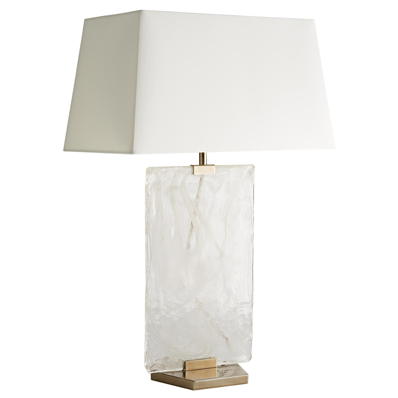 Дизайнерская настольная лампа MADDOX LAMP Белый Коричневый Дизайнерская настольная лампа MADDOX LAMP Белый Коричневый в Орле | Loft Concept