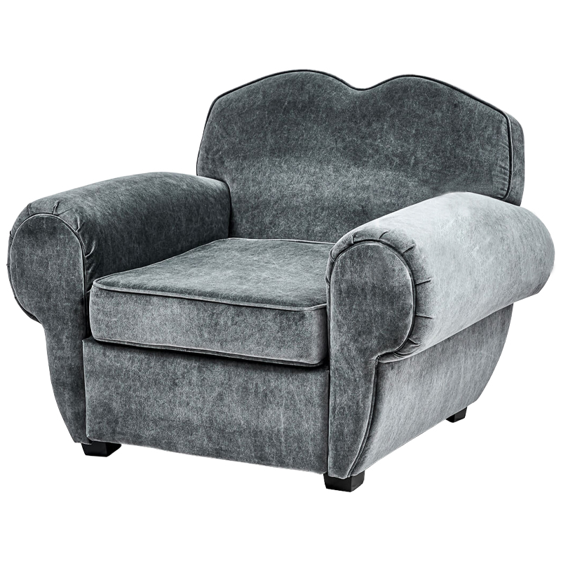 Кресло Braganza Chair Gray Серый Кресло Braganza Chair Gray Серый в Орле | Loft Concept