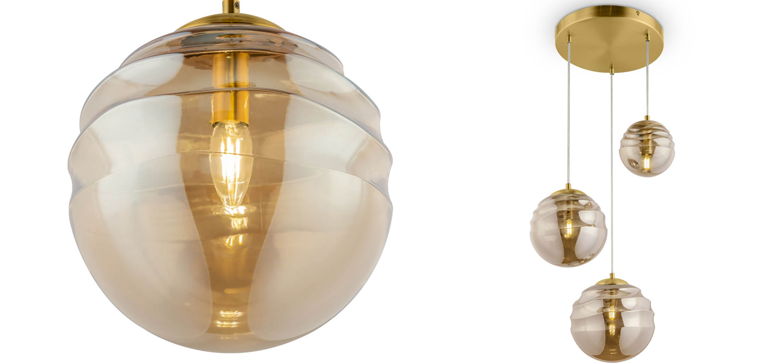 Люстра Oswald brass - фото