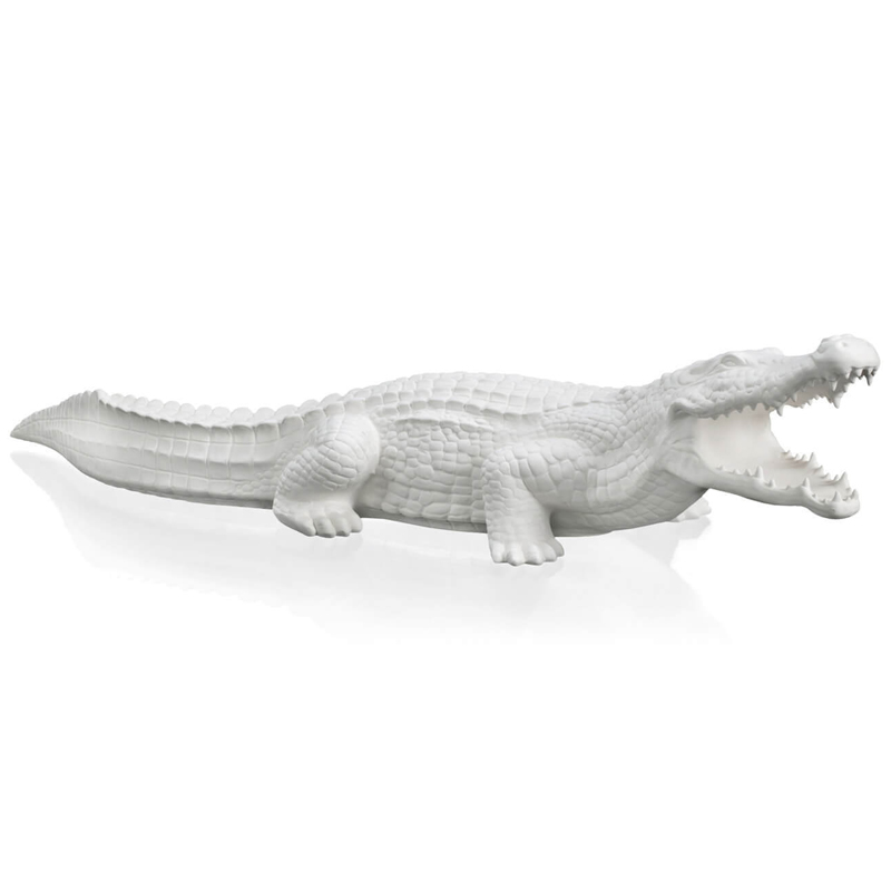 Статуэтка CROCODILE BISC. Белый Статуэтка CROCODILE BISC. Белый в Орле | Loft Concept