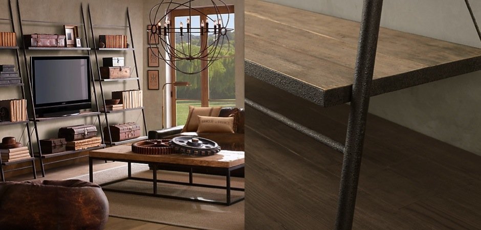Стеллаж Vintage Iron Angular Stella Стеллаж Vintage Iron Angular Stella - Loft-Concept в Орле
