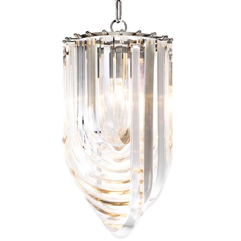 Люстра Chandelier Murano Clear 25 Прозрачный (Transparent) Никель Люстра Chandelier Murano Clear 25 Прозрачный (Transparent) Никель в Орле | Loft Concept