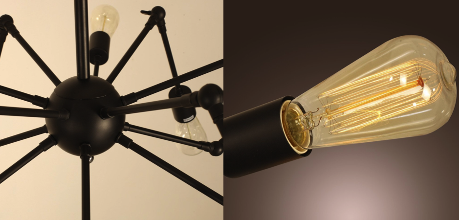 Люстра Loft Industrial Sputnik Chandelier Spider Люстра Loft Industrial Sputnik Chandelier Spider - Loft-Concept в Орле