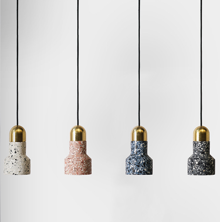 Подвесной светильник Terrazzo Light Белый Розовый пастельный Синий Графитовый Золотой Подвесной светильник Terrazzo Light Белый Розовый пастельный Синий Графитовый Золотой в Орле | Loft Concept