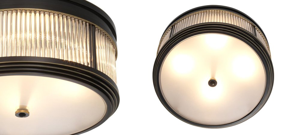 Потолочный светильник Ceiling Lamp Rousseau Bronze Потолочный светильник Ceiling Lamp Rousseau Bronze - Loft-Concept в Орле