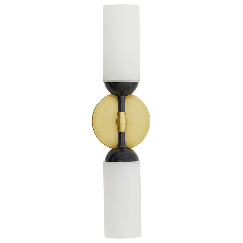 Бра Arteriors EMMETT SCONCE Черный Белый Латунь Бра Arteriors EMMETT SCONCE Черный Белый Латунь в Орле | Loft Concept