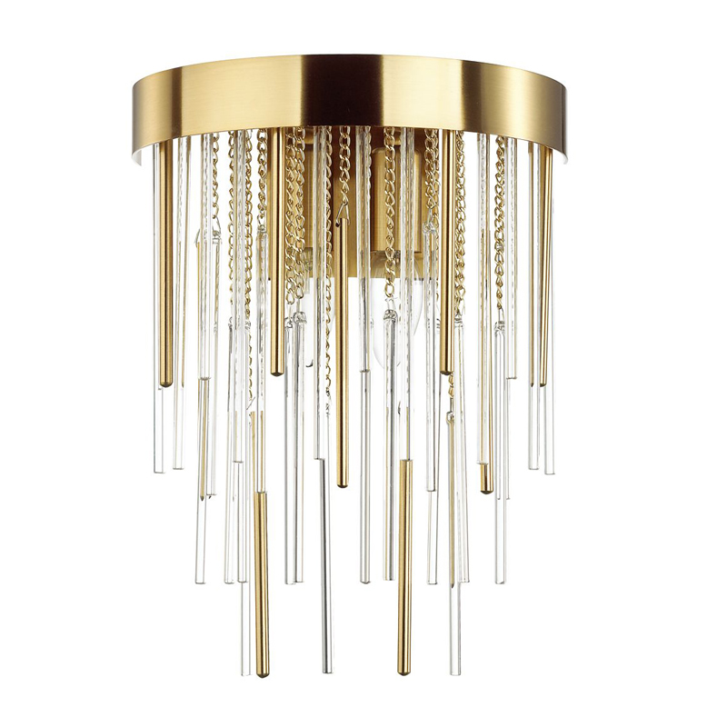 Настенный светильник Luxury Gold & Glass Stripes Золотой Настенный светильник Luxury Gold & Glass Stripes Золотой в Орле | Loft Concept