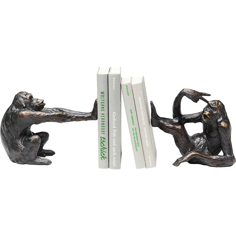 Держатель для книг Funny Monkeys Черный Держатель для книг Funny Monkeys Черный в Орле | Loft Concept