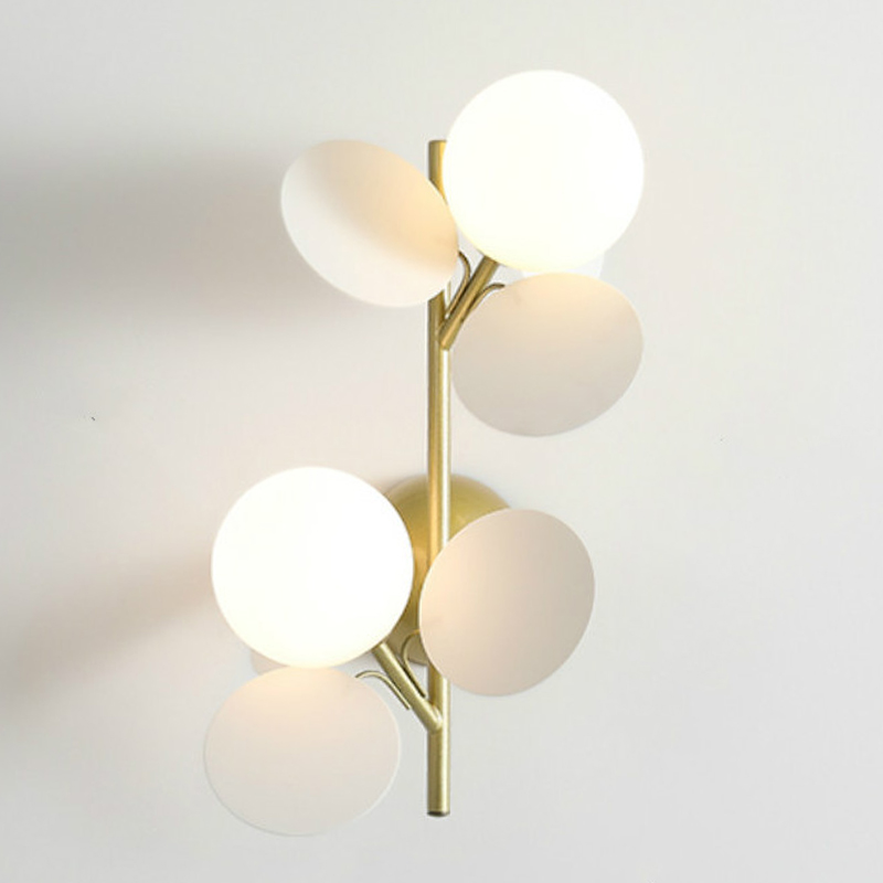 Бра MATISSE sconce double white Золотой Белый Бра MATISSE sconce double white Золотой Белый в Орле | Loft Concept