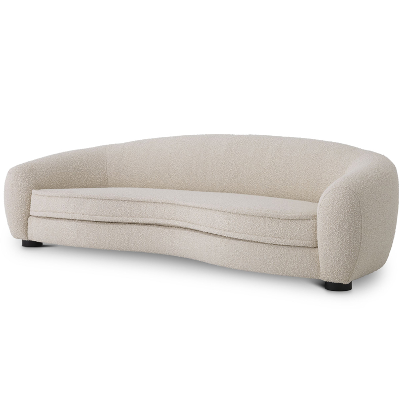 Диван Eichholtz Sofa Freud Boucle cream Кремовый Черный Диван Eichholtz Sofa Freud Boucle cream Кремовый Черный в Орле | Loft Concept
