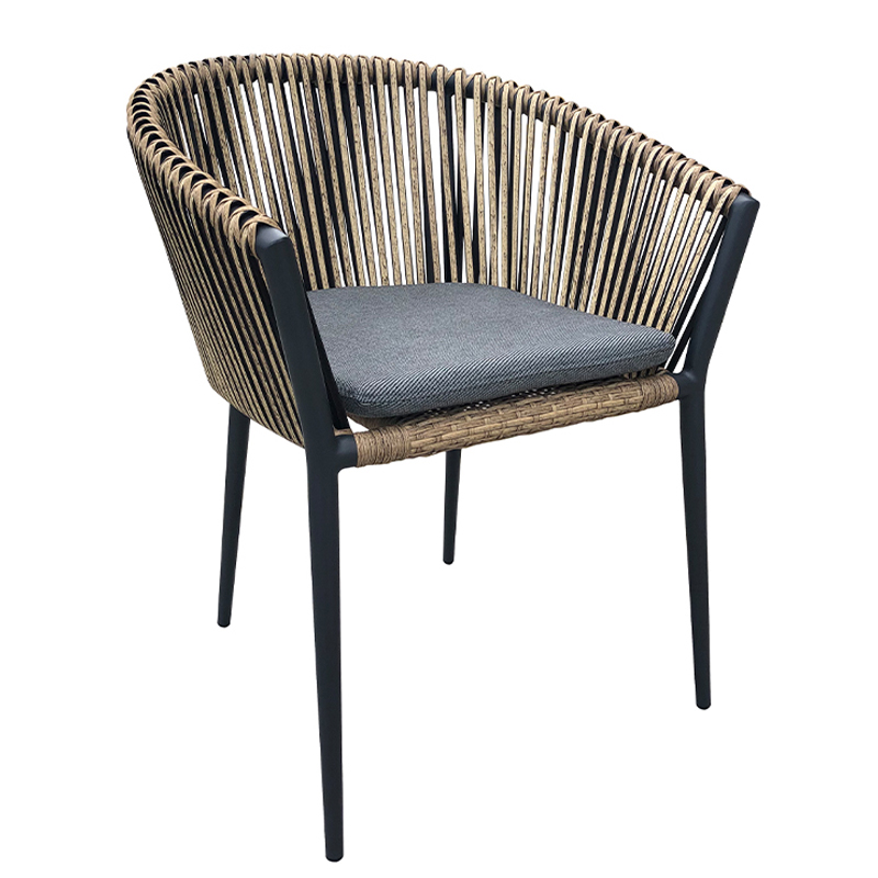 Стул Macey Anthracite Outdoor Chair Серый Черный Стул Macey Anthracite Outdoor Chair Серый Черный в Орле | Loft Concept