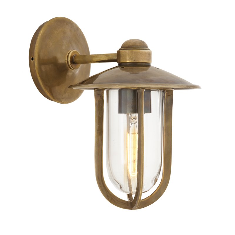 Бра Eichholtz Wall Lamp Seg Harbour Brass Латунь Античная полированная Прозрачное Стекло Бра Eichholtz Wall Lamp Seg Harbour Brass Латунь Античная полированная Прозрачное Стекло в Орле | Loft Concept