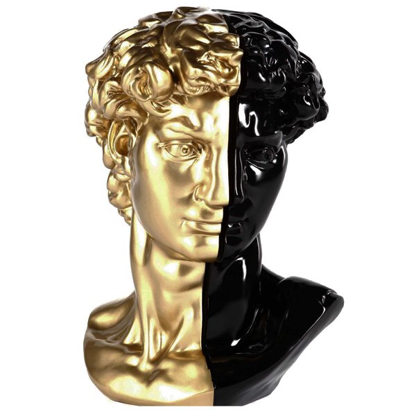 Аксессуар голова Давида Black & Gold Черный Золотой Аксессуар голова Давида Black & Gold Черный Золотой в Орле | Loft Concept