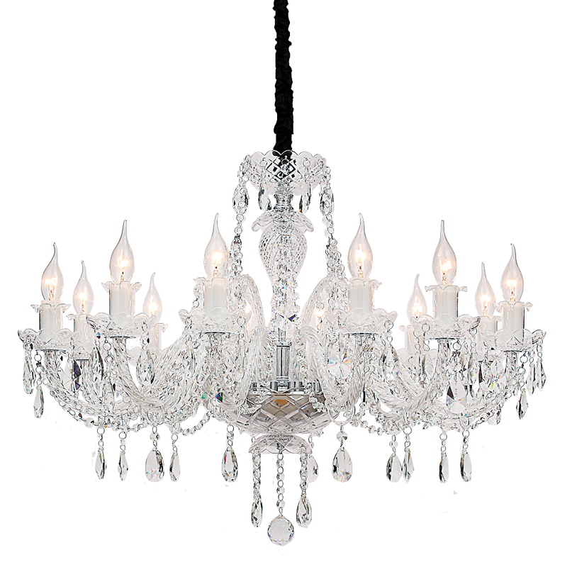 Люстра Markel Chandelier 81 Хром Прозрачный Люстра Markel Chandelier 81 Хром Прозрачный в Орле | Loft Concept