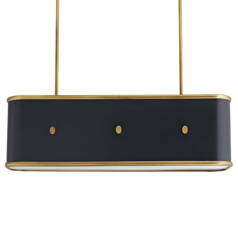 Люстра Arteriors GLENDALE LINEAR CHANDELIER Черный Золотой Люстра Arteriors GLENDALE LINEAR CHANDELIER Черный Золотой в Орле | Loft Concept