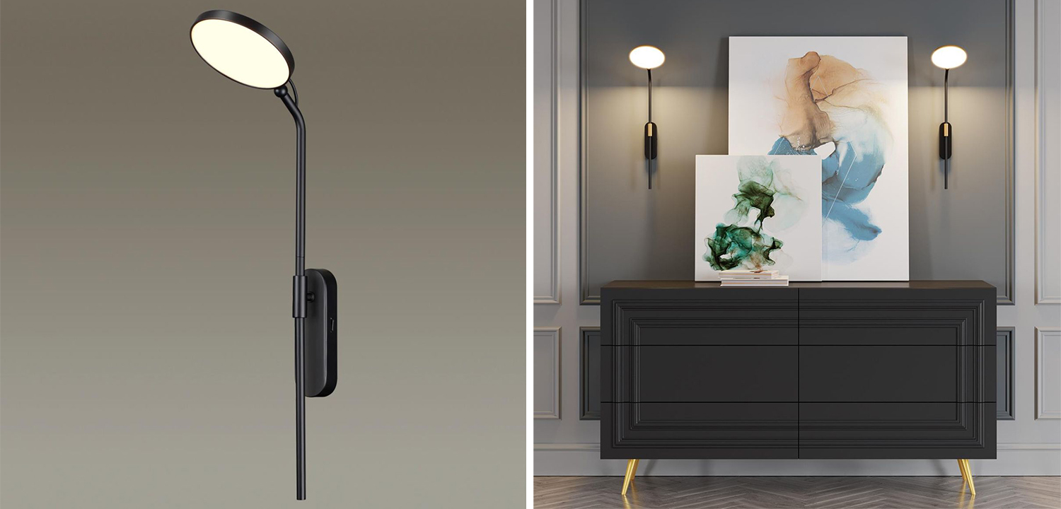 Бра Maxine Light Wall lamp Lantern Black - фото