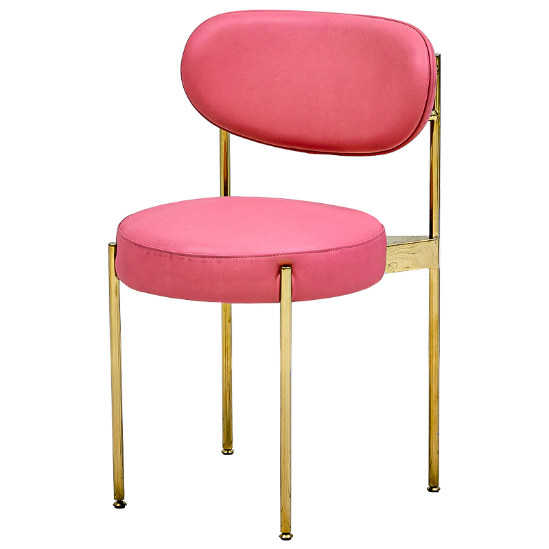 Стул Alfie Chair Глянцевое золото Фуксия Стул Alfie Chair Глянцевое золото Фуксия в Орле | Loft Concept