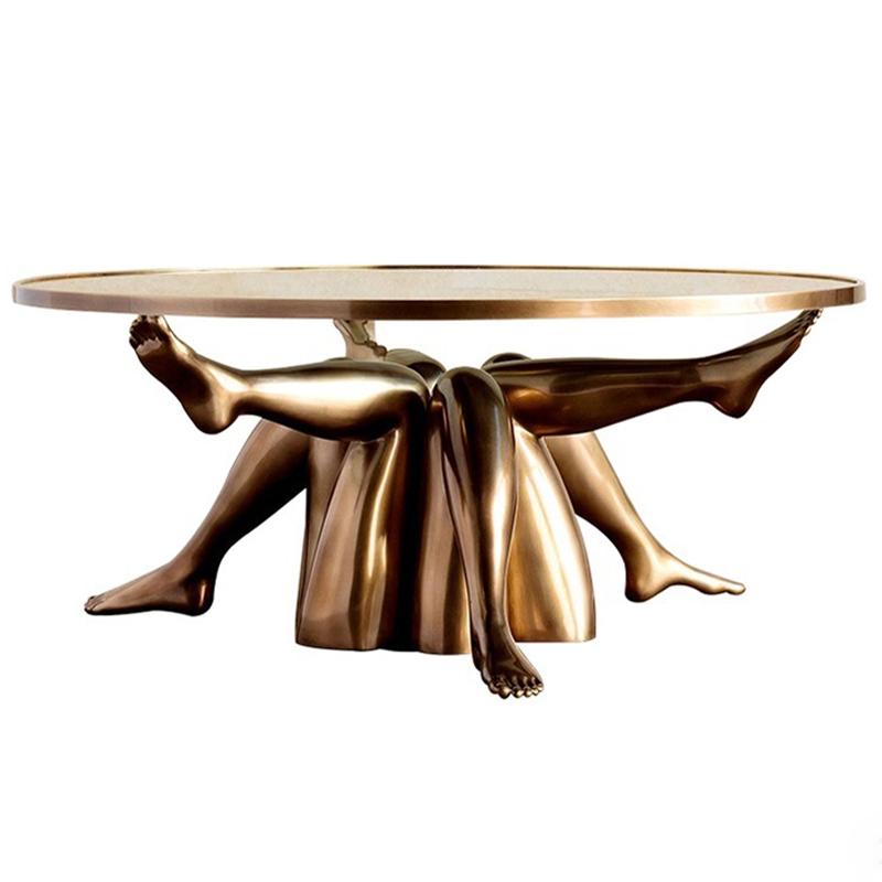 Журнальный стол дизайн Kelly Wearstler Superluxe Isadora Table Латунь Прозрачное Стекло Журнальный стол дизайн Kelly Wearstler Superluxe Isadora Table Латунь Прозрачное Стекло в Орле | Loft Concept
