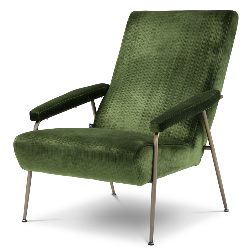 Кресло Eichholtz Chair Gio Зеленый Матовая латунь Кресло Eichholtz Chair Gio Зеленый Матовая латунь в Орле | Loft Concept