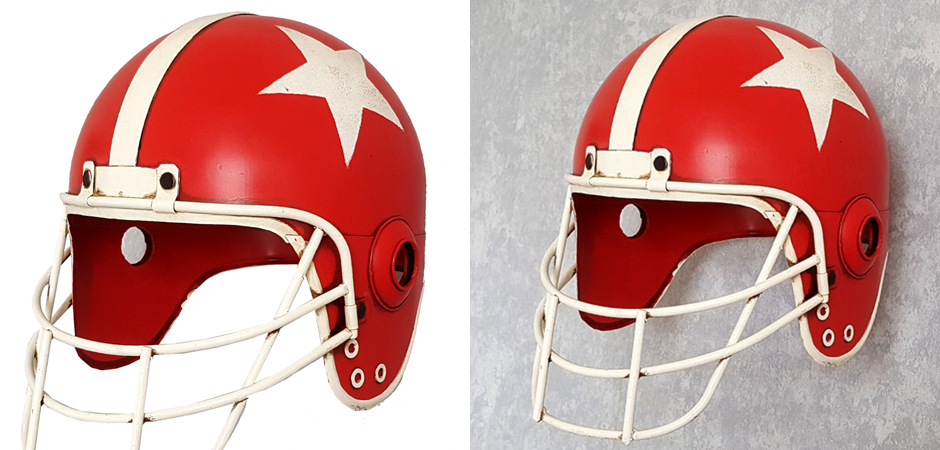 Аксессуар на стену Helmet with Star Red Аксессуар на стену Helmet with Star Red - Loft-Concept в Орле